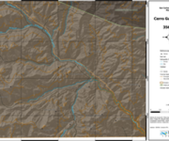 Cerro Guanaquero. 3569-08. Carta base